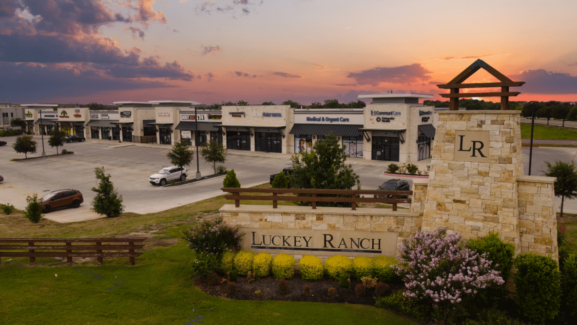 Shops at Luckey Ranch retail property on US Highway 90 in San Antonio, TX